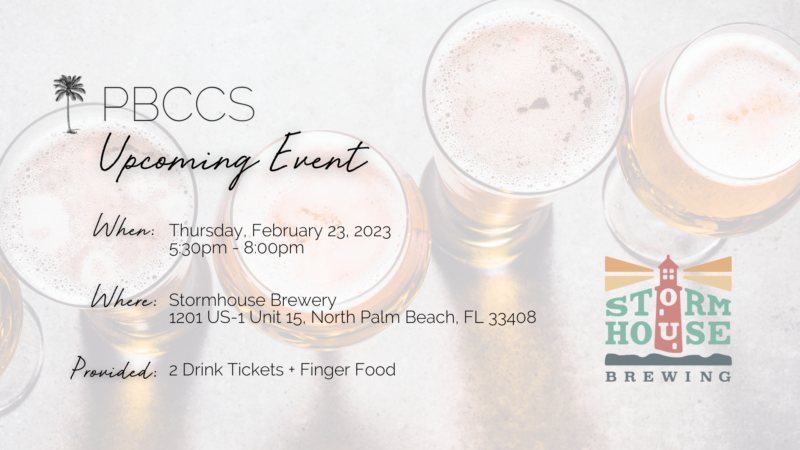 PBCCS Stormhouse Brewery Event